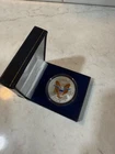 2000 American Eagle Walking Liberty Painted 1 Oz Fine Silver One Dollar Coin