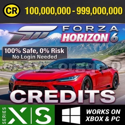Forza Horizon 6 CR 🤑CREDITS🤑 100M-999M | XBOX | PC | STEAM |