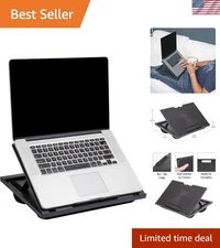 Lightweight Lap Desk for Laptops up to 15.6” - Perfect for Travel & Home Use