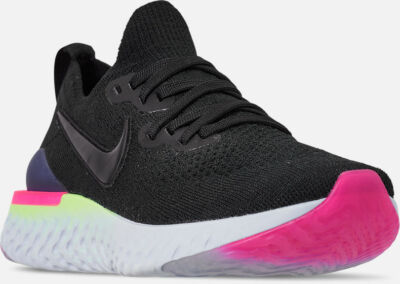 nike epic react flyknit 2 black pink