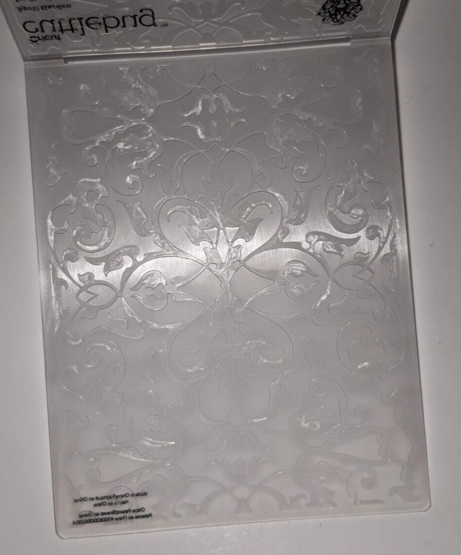 Cricut Cuttlebug Embossing Folder Pattern April Garden Anna