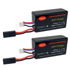 Refuelergy 2x Upgrade LiPo Battery For PARROT AR.DRONE 2.0 & 1.0 Quadricopter