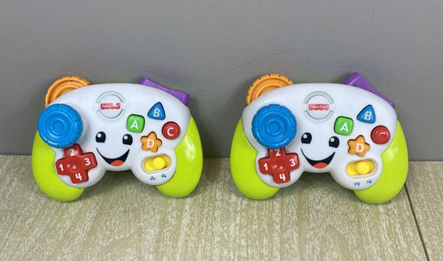 Lot of 2 Fisher Price Game Controller Developmental Baby Learning Toy - Tested