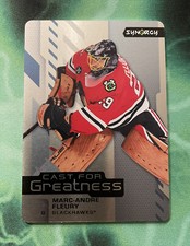 2021-22 SYNERGY CAST FOR GREATNESS METAL  CG-24 MARC-ANDRE FLEURY CHICAGO