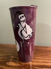 Disney 2019 Nightmare Before Christmas Jack Skellington Purple Mug Cup Tumbler