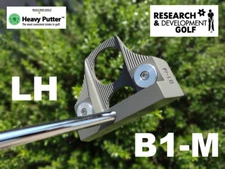 NEW LH  B1-M BOCCIERI SUPER ARM LOCK PUTTER 41" SINGLE BEND SHAFT SLATE FINISH 