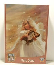 Master Pieces Puzzle  Harp Song  1000 Pc New Sealed 19 x 26" Angel Fast Ship