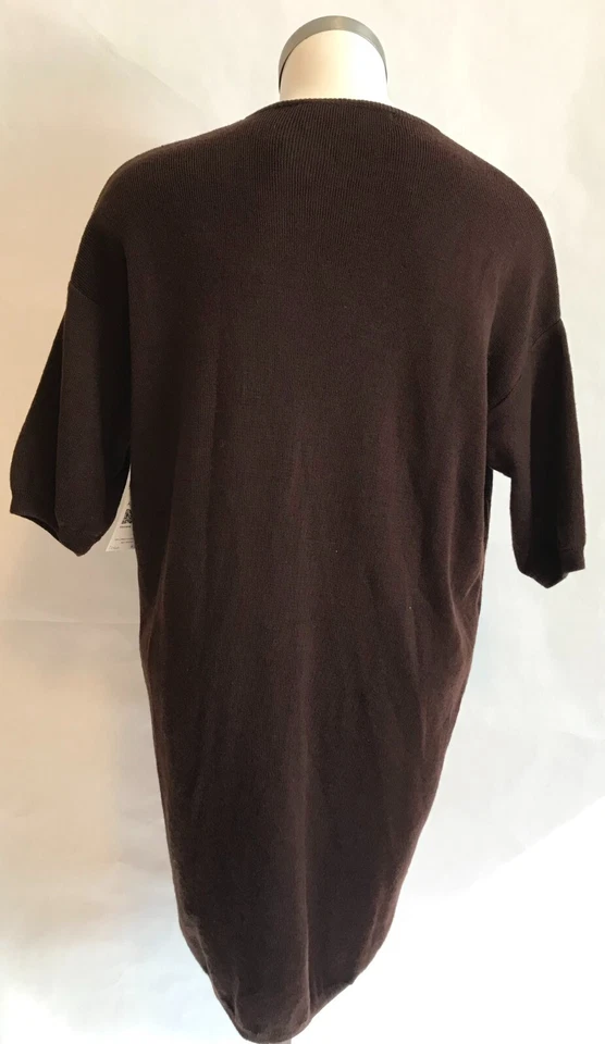Vestido Suéter Dolce & Gabbana Marrón 100% Lana, Talla 10 (US) 46 (IT) Foto 4 de 4