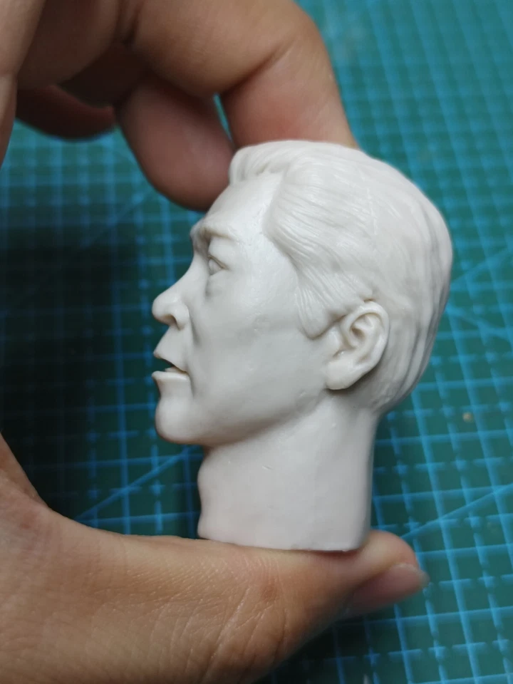 1/6 1/12 1/18 David TSUI Head Sculpt Carved For Male Action Figure Body Toys - Image 3 of 4