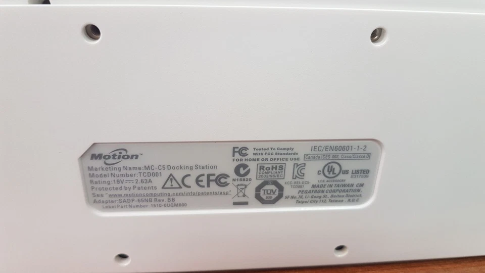 MOTION COMPUTING MC-C5 DOCKING STATION+TCD001 TABLET W/ ACCESORIES SELLING AS IS - Image 4 of 4