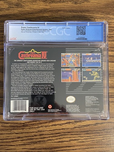 Super Castlevania IV CGC 8.5 SNES Konami Nintendo 2nd Print Majesco CIB Rare - Picture 2 of 2