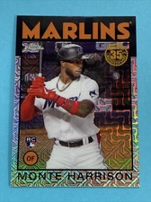 2021 Topps Series 1 Monte Harrison Rookie 1986 Mogo Refractor #86BC-52 Miami RC