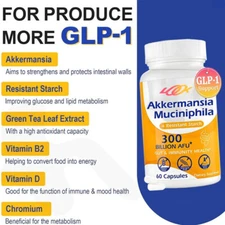 GLP-1 probiotics capsules | 300 billion AFU Akkermansia