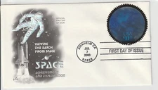 Space Cover: Exploring the Solar System FDC w/$11.75 Hologram Stamp- Scott# 3412