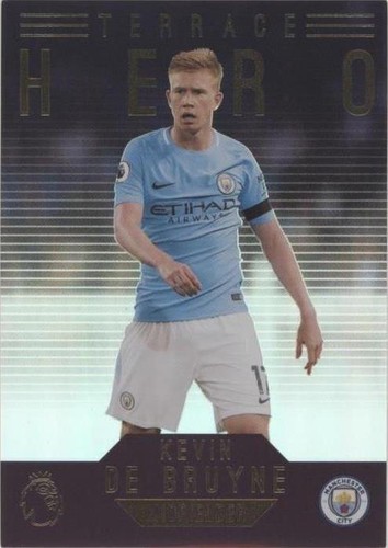 2026 Topps Chrome Premier League Kevin De Bruyne Auto Gold Wave