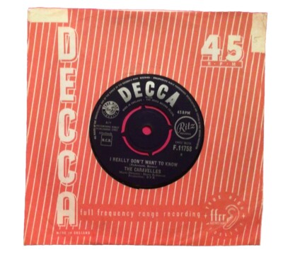 E595, I Really Don t Want To Know, The Caravelles 7''Single, VG Plus, Condition