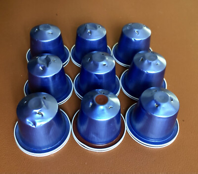 20 Stück Nespresso Kapseln leer & handgespült - Hellblau