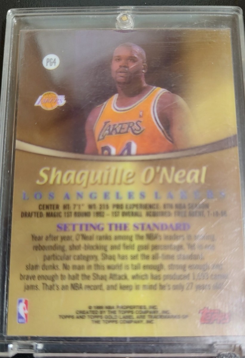 shaquille o'neal topps Prime gold label | eBay
