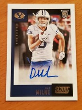 2021 Chronicles Draft Score Rookie Auto Dax Milne BYU Washington 