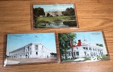 3 lot WASHINGTON DC Post Cards 1912 postmarks WHITE HOUSE House Office Building