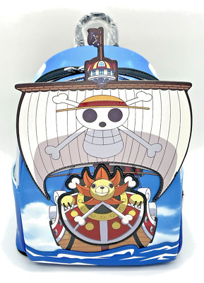 Loungefly One Piece Thousand Sunny Ship Mini Backpack NWT