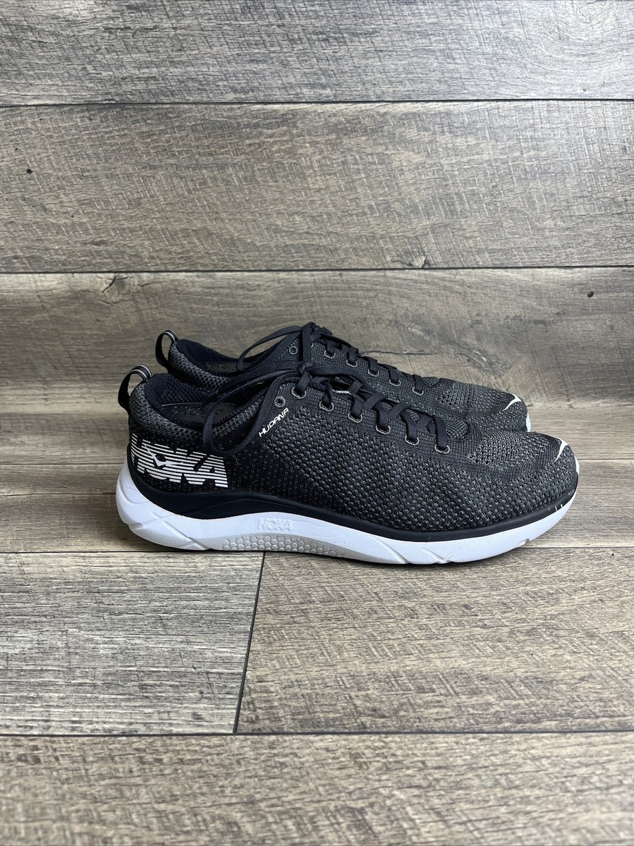 Hoka One One Mens Hupana 2 1019572 BWHT Black Running Shoes