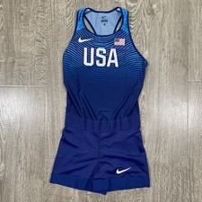 NIKE Pro Elite Team Issue USA Olympics Speedsuit Track 898166-xxx , MEDIUM