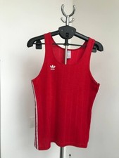 ADIDAS 80s MADE IN YUGOSLAVIA SHIRT JERSEY RUNNING SPRINTER VINTAGE MENS SIZE S