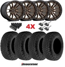 Fuel Rebel Bronze Wheel Tire Package At Bridgestone Fit Toyota Tundra Terrain