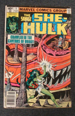 Marvel The Savage She-Hulk #5 Crawler in the Caverns of Doom 1980