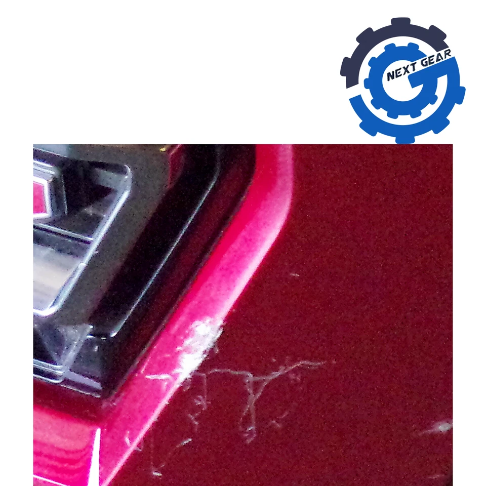 Conjunto de rejilla OEM GM rojo cayenne 2024 GMC Sierra HD AT4 85666071 Foto 4 de 4