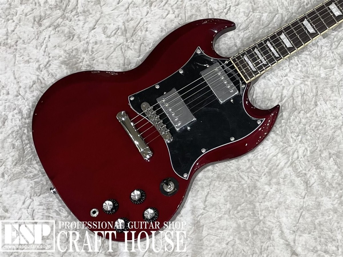 NEW] Grass Roots Electric Guitar G-SG-STD Cherry W/Gig Bag