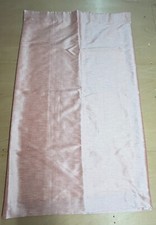 John Lewis Curtains Faux Silk Slub Coral Pink Wave Top W 167 L 137cm