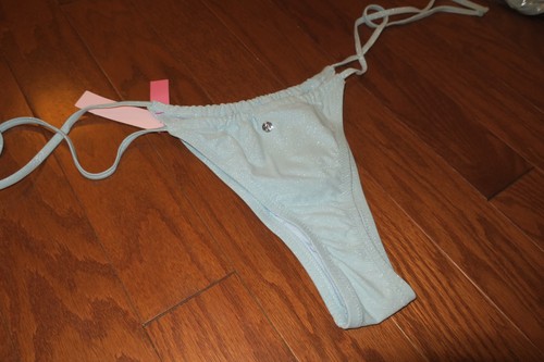XL ❤️ VICTORIA'S SECRET ❤️ Swim Suit BRAZILIAN Rio BIKINI BOTTOMS HIGH ❤️ THONG - Picture 9 of 10