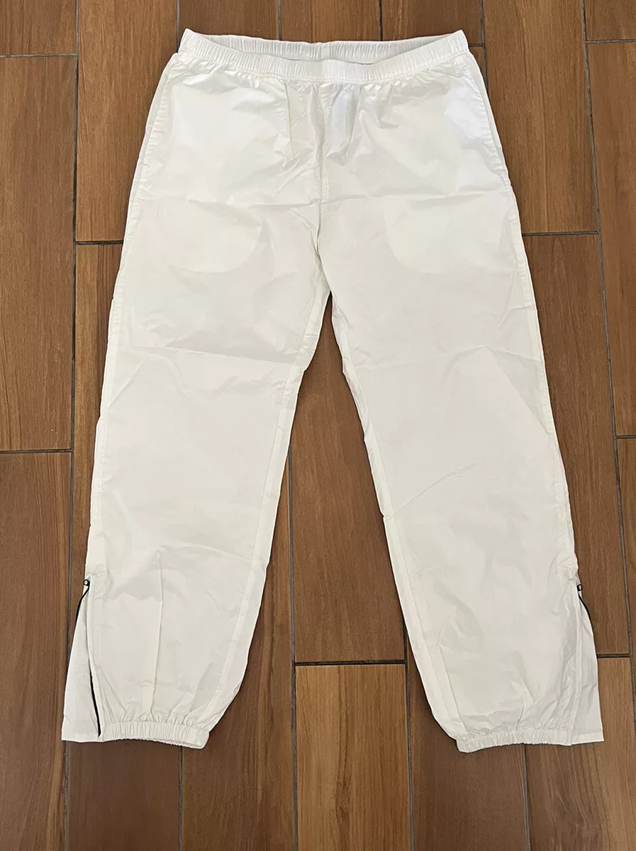 supreme White ripstop track pant