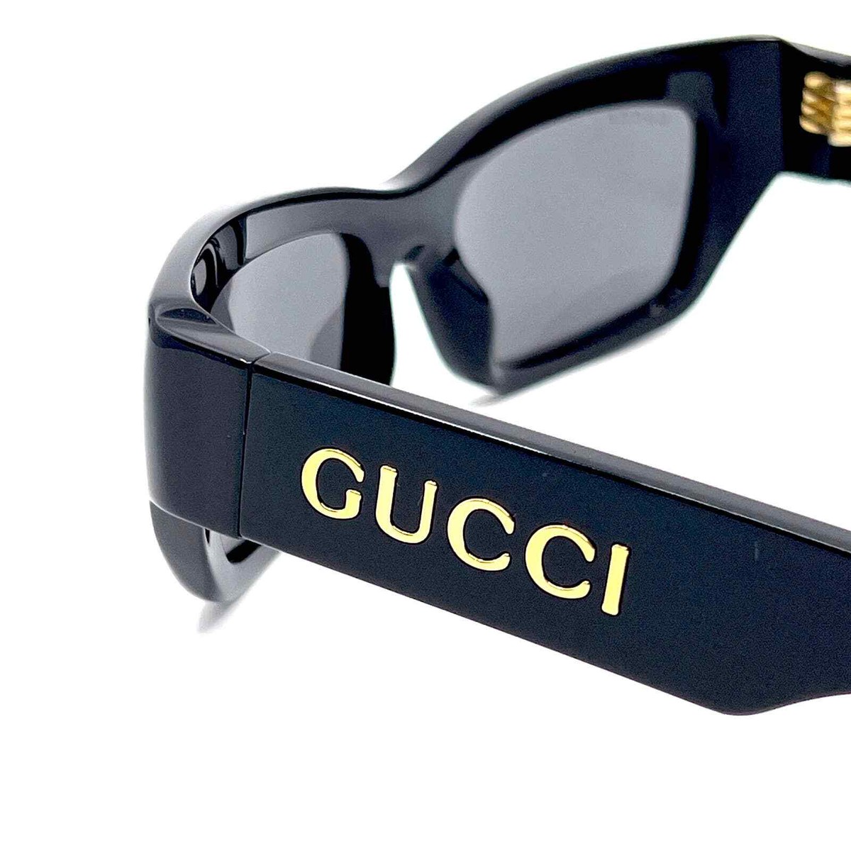 NEW!!! GUCCI Sunglasses GG1296S 001 Authentic Gucci GG1296S Lettering Logo Cat-Eye-Shaped Non-Polarized  main image 4