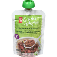4-Pack PC Organics Spaghetti Bolognese Strained Baby Food