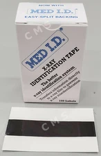 MED ID X-Ray Identification Tape 2" (3/4" Writeable) 3" Strips 100/BX X-Rite USA