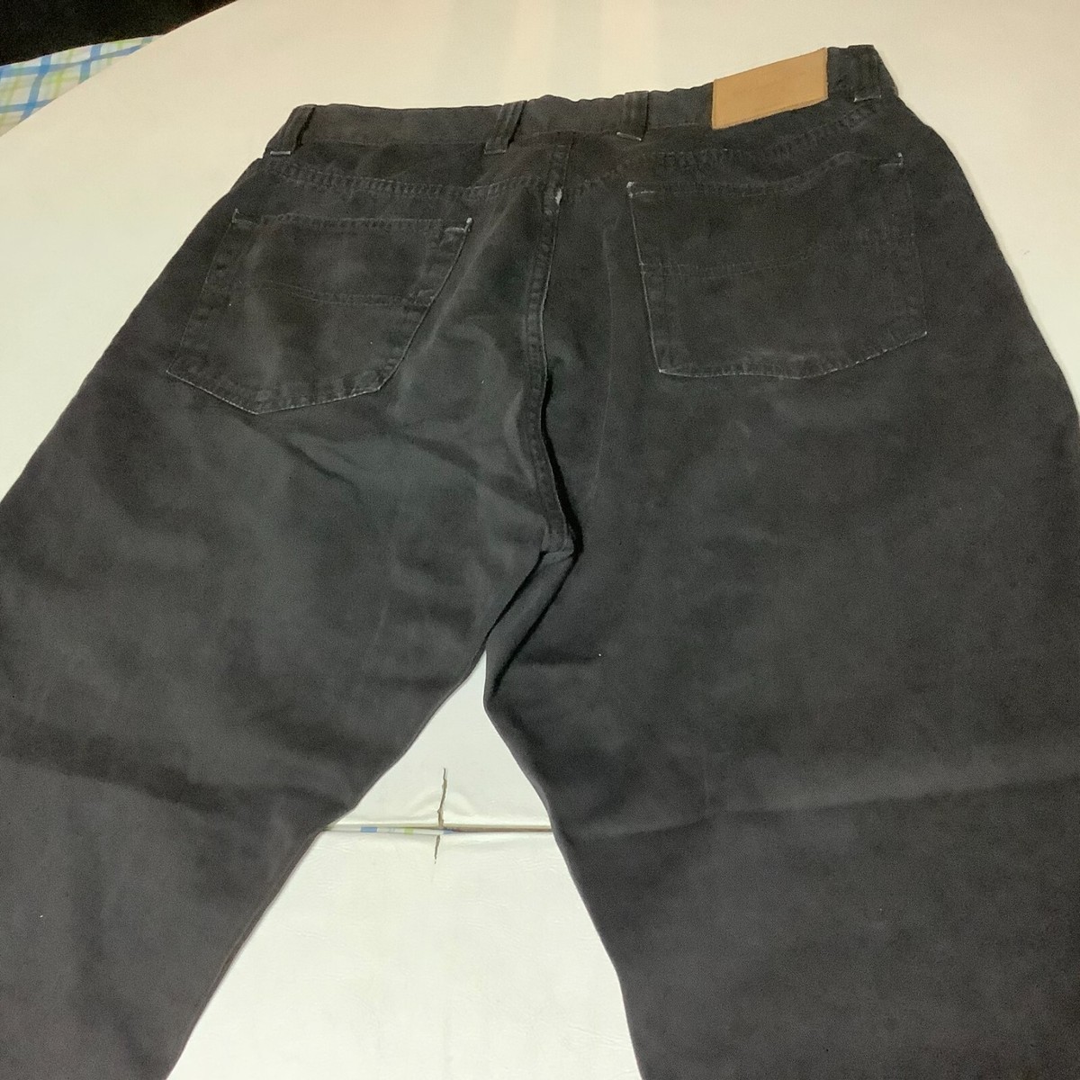 【90s】ZEGNA Black Cotton Chino Trousers s-l400.jpg