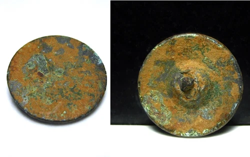 Clark's Mountain VA Confederate Signal Station Civil War Relic 17mm Coin Button