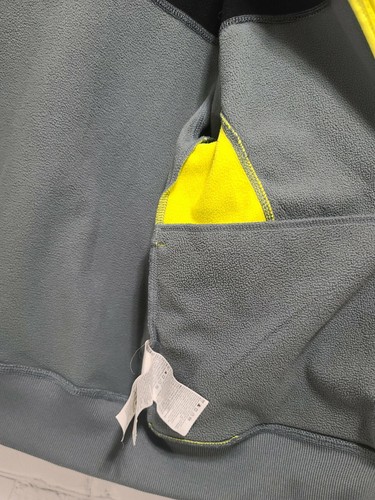 Nike Air Jordan Therma-Fit Large 12-13 Full Zip up Hoodie Jacket Black Gray, c7 - Picture 10 of 12