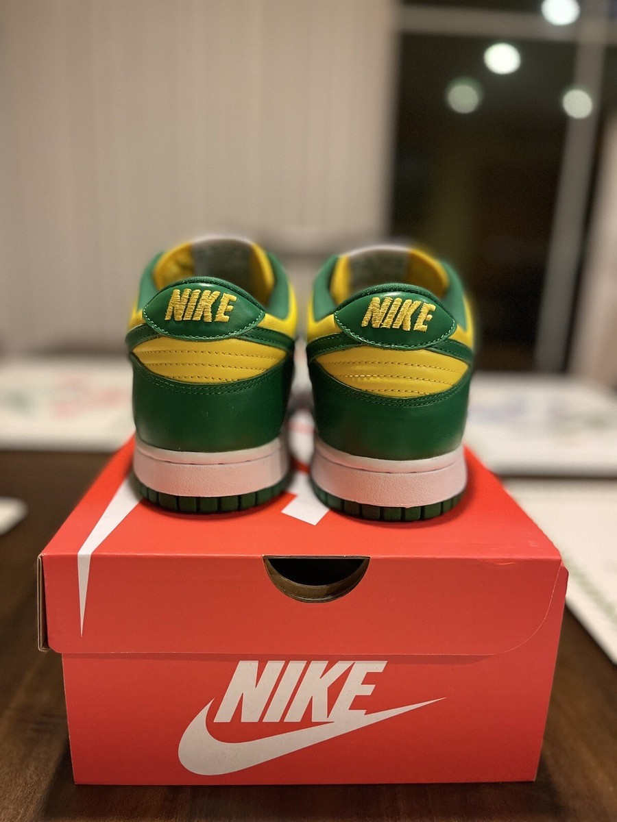 Nike Dunk Low Brazil, Varsity Maize/Pine Green-White CU1727  display picture 2
