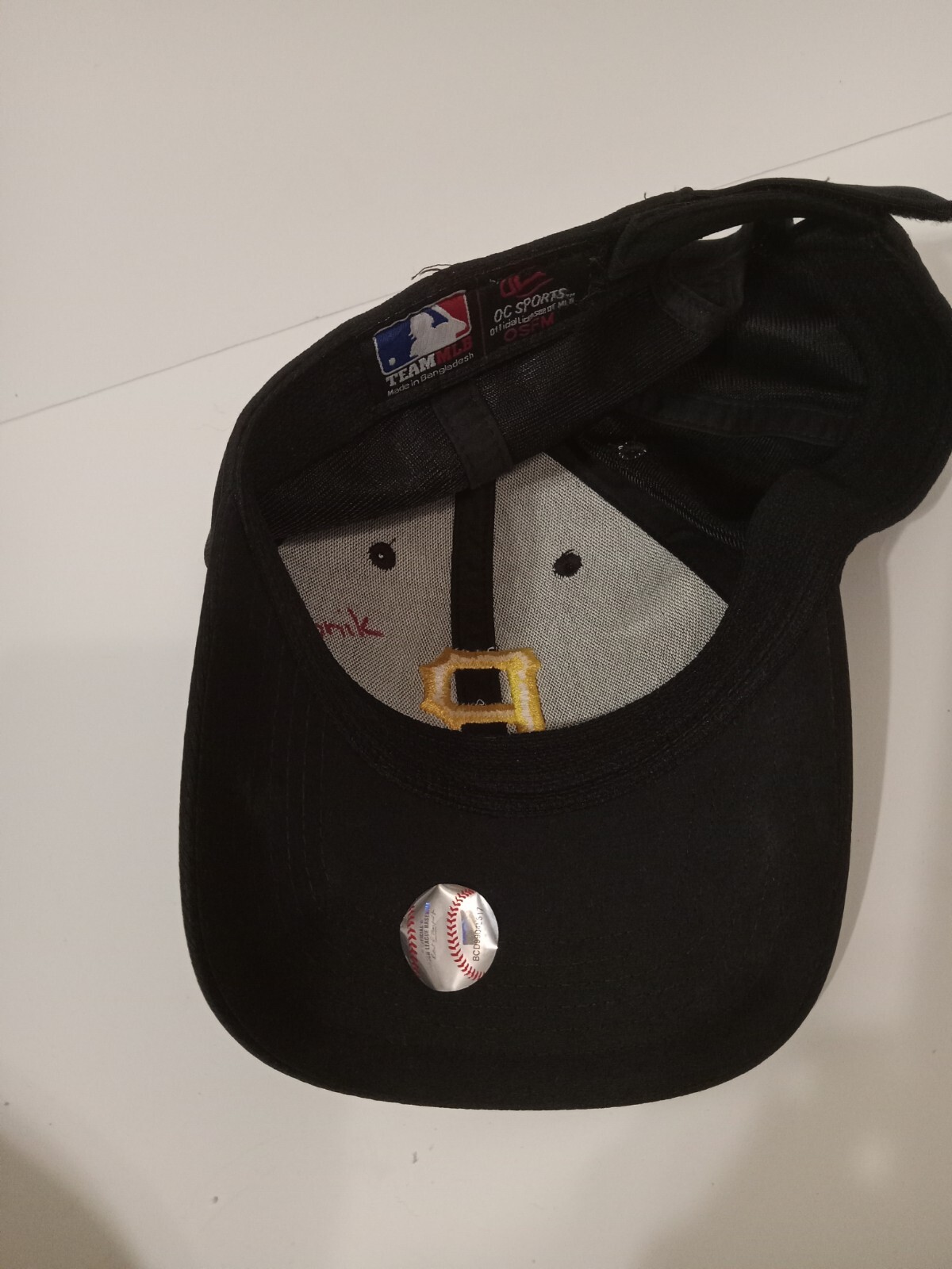 Pittsburgh Pirates Baseball Cap Hat OC Sports Team MLB Black Adjustable
