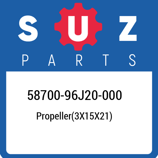 58700-96J20-000 Suzuki Propeller(3x15x21) 5870096J20000, New