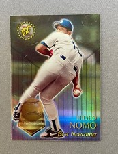 1996 Topps Stadium Club Baseball Hideo Nomo Best Newcomer #6 Dodgers