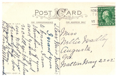 Postcard Christmas Greetings 1922 Wisemen Magi Camel Lorraine Cross TB Stamp - Picture 2 of 3