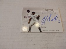 2005 Topps Updates & Highlights - Signature Moves Humberto Sanchez #SM-HS...