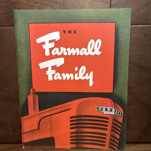 Vintage Farmall Family Catalog Brochure Tractors International Harvester