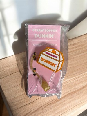 Newly Released Dunkin  Stoney Clover Ln Straw Topper