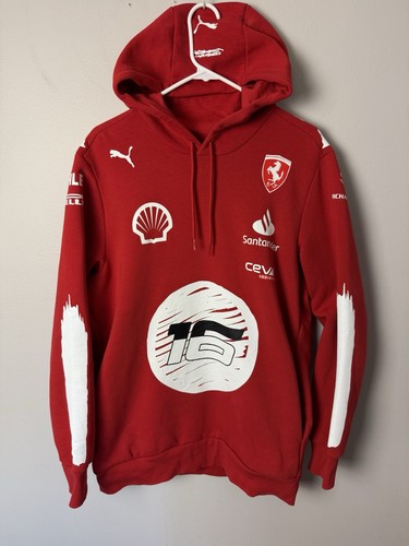 Puma Ferrari Charles Leclerc Scuderia F1 Men's L Red Sweatshirt Joshua Vides